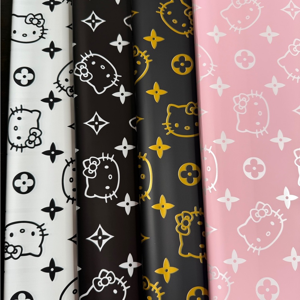Korean Cute Hello Kitty Wrapping Paper 20 Sheets Bouquet Packaging